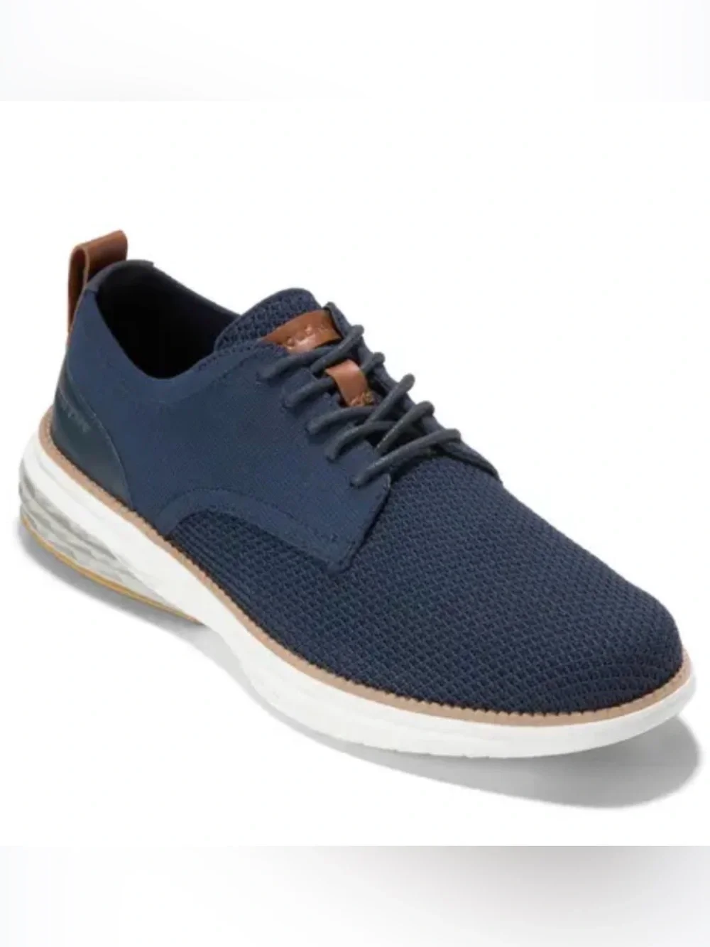 NWT Cole Haan Oxford Plain Hurrion Blue Stitchlite Sneaker Men’s Shoes Lace Up G